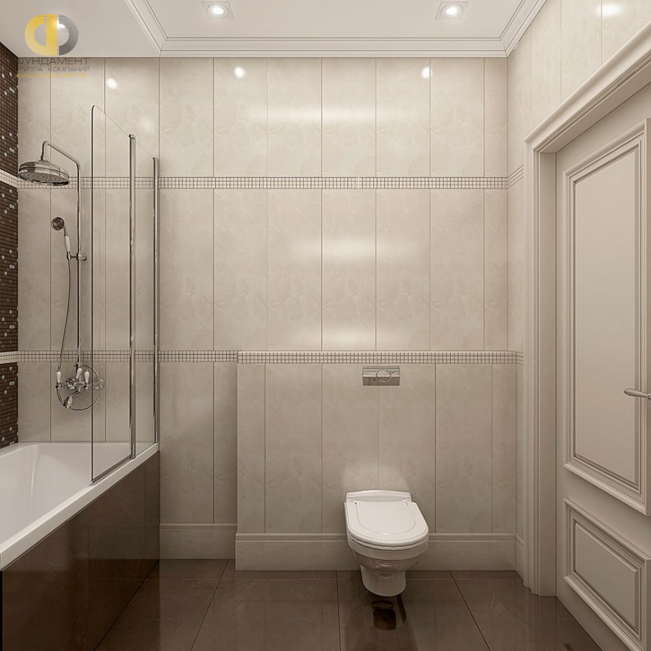 Дизайн интерьера ванной в трёхкомнатной квартире 107 кв.м в стиле неоклассика20