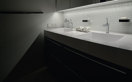 Ремонт ванной в четырёхкомнатной квартире 137 кв.м в современном стиле25