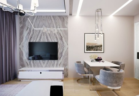 Дизайн квартиры-студии 30 кв. м
