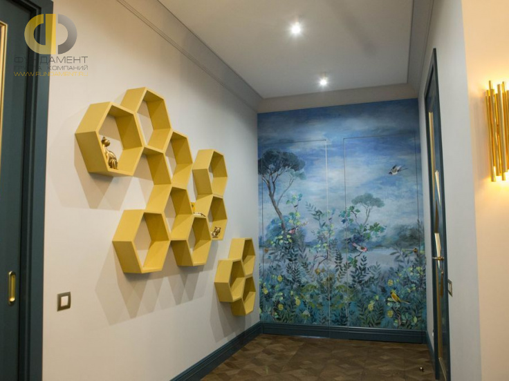 Фото ремонта спальни в четырёхкомнатной квартире 140 кв.м в стиле фьюжн