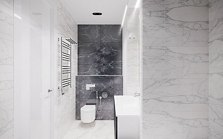Дизайн интерьера ванной в 3х-комнатной квартире 70 кв.м в современном стиле13