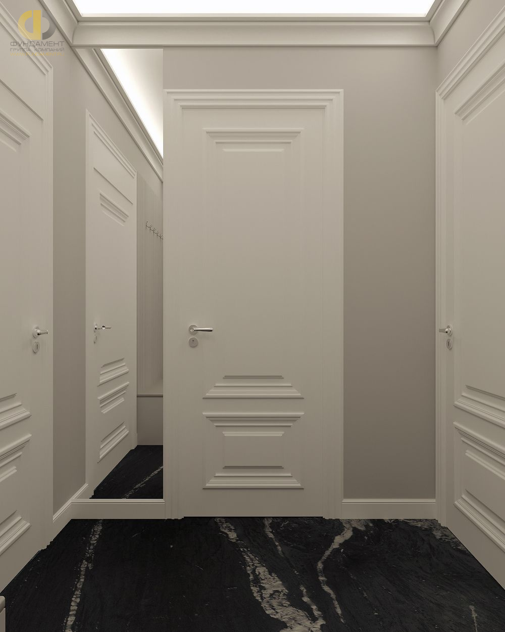 Дизайн коридора в стиле cовременном – фото 12