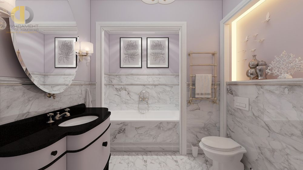 Дизайн интерьера ванной в стиле ар-деко28