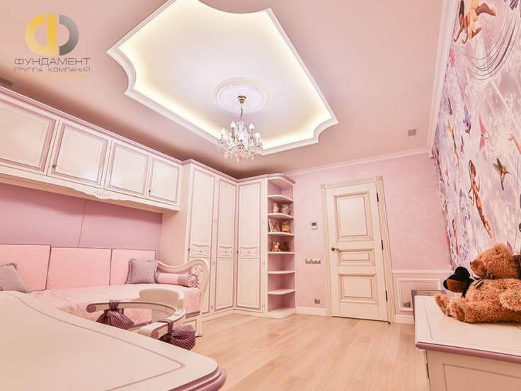 Фото ремонта 4 комнатной квартиры 150 кв. м в стиле неоклассика. Фото ремонта детской