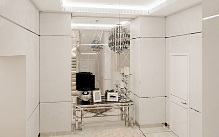 Дизайн интерьера коридора в доме 278 кв.м в стиле ар-деко7