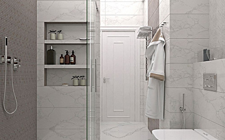 Дизайн интерьера ванной в двухкомнатной квартире 62 кв.м в стиле неоклассика15