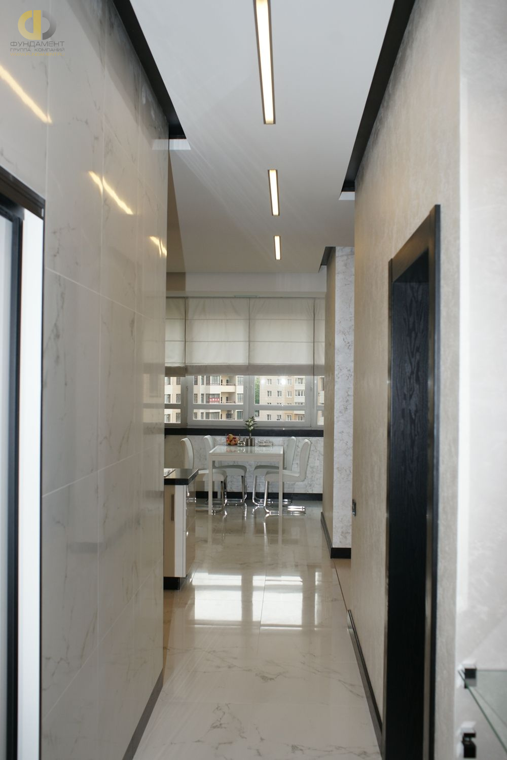 Современный ремонт коридора в двухкомнатной квартире в стиле минимализм – фото 188