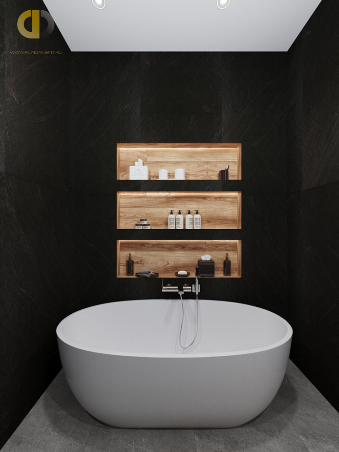 Дизайн интерьера ванной в трёхкомнатной квартире 125 кв.м в современном стиле9