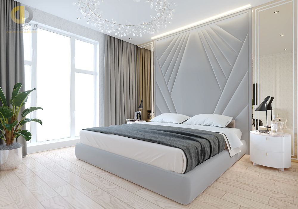 Спальня в стиле дизайна современный по адресу МО, г. Балашиха, пр-т Ленина, 32Г, 2018 года