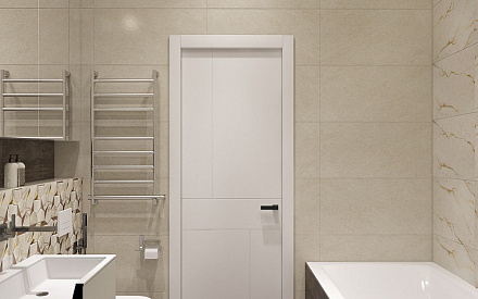 Дизайн интерьера ванной в двухкомнатной квартире 52 кв.м в современном стиле11