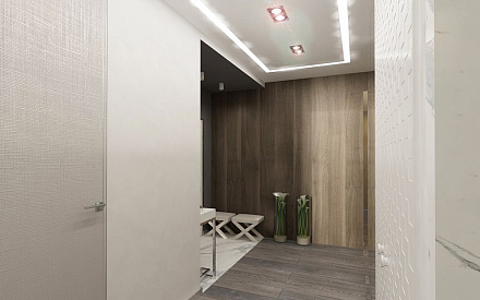 Дизайн коридора  120 кв. м в современном стиле
