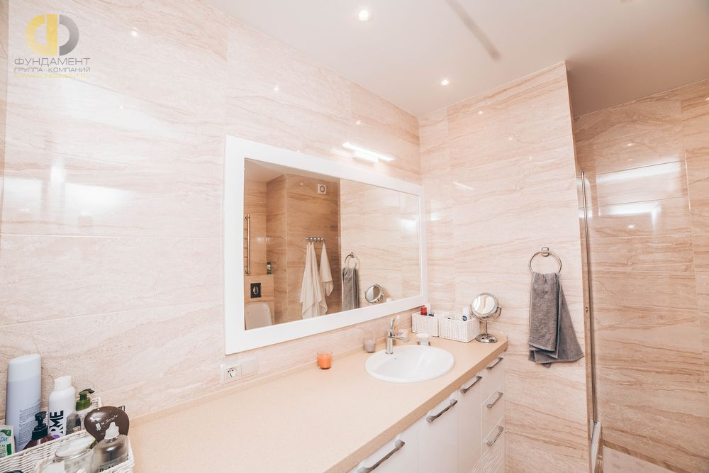 Дизайн интерьера ванной в трёхкомнатной квартире 72 кв.м в стиле лофт – фото 75