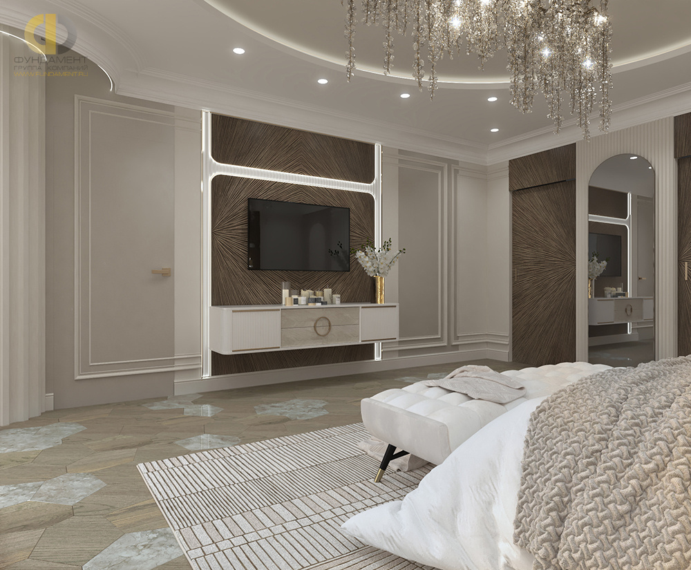 Дизайн спальни в стиле арт-деко – фото 34