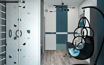 Дизайн интерьера детской в трёхкомнатной квартире 101 кв.м в современном стиле18