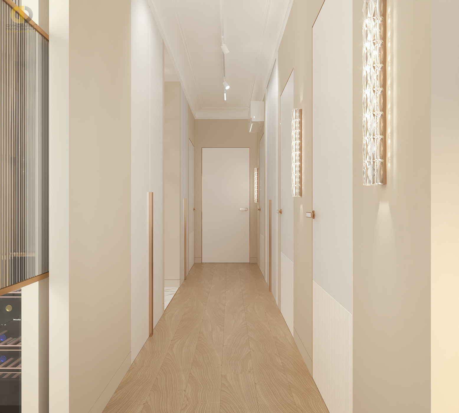 Дизайн коридора в стиле cовременном – фото 10
