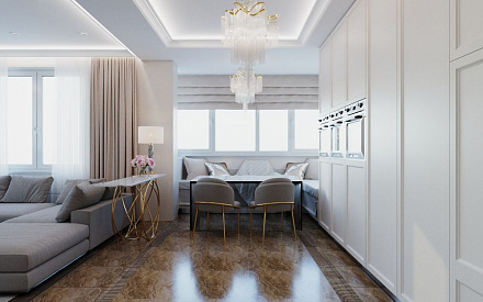 Дизайн интерьера спальни в трёхкомнатной квартире 131 кв.м в современном стиле1